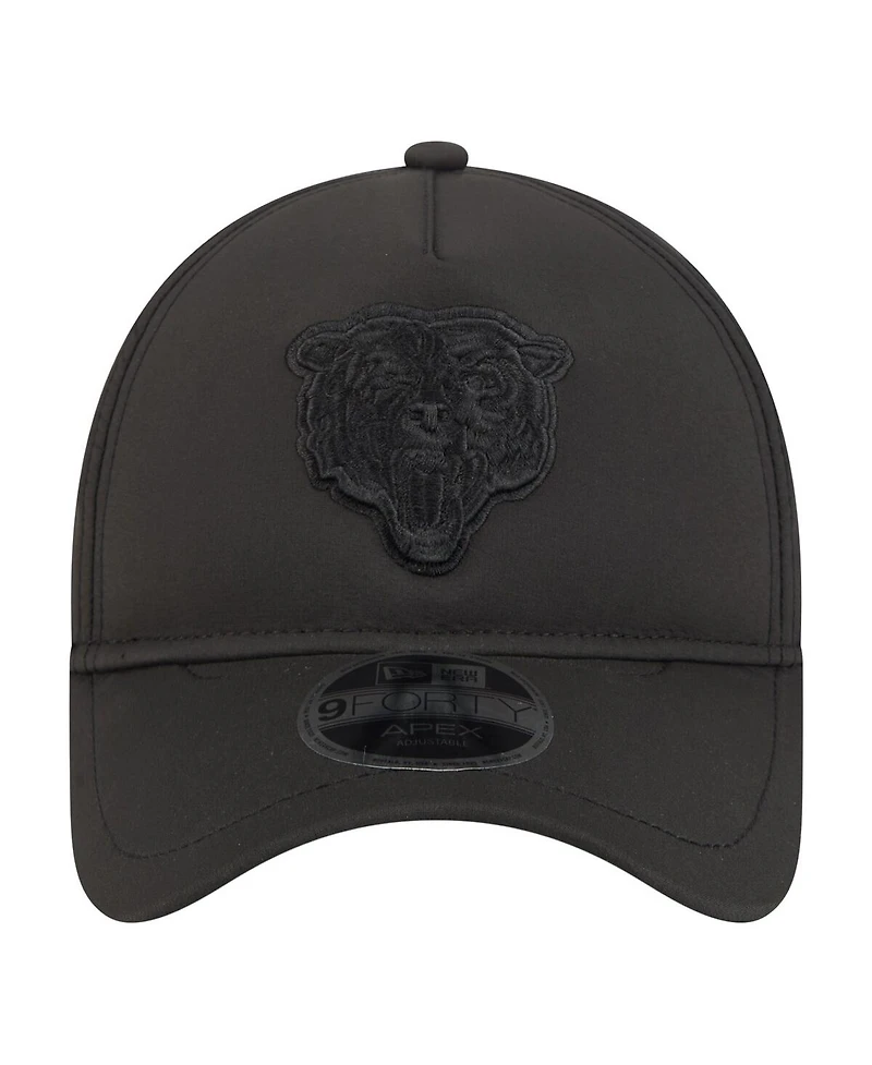 New Era Men's Black Chicago Bears Apex 9FORTY Adjustable Hat