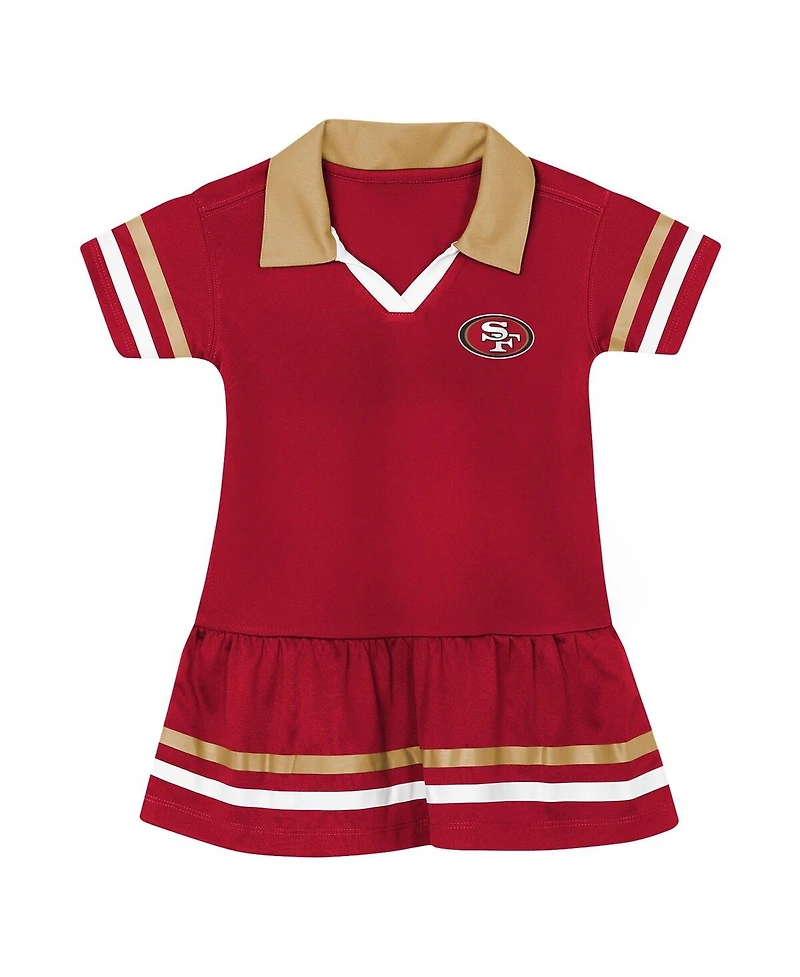 Outerstuff Girls Toddler Scarlet San Francisco 49ers Star Player Dress