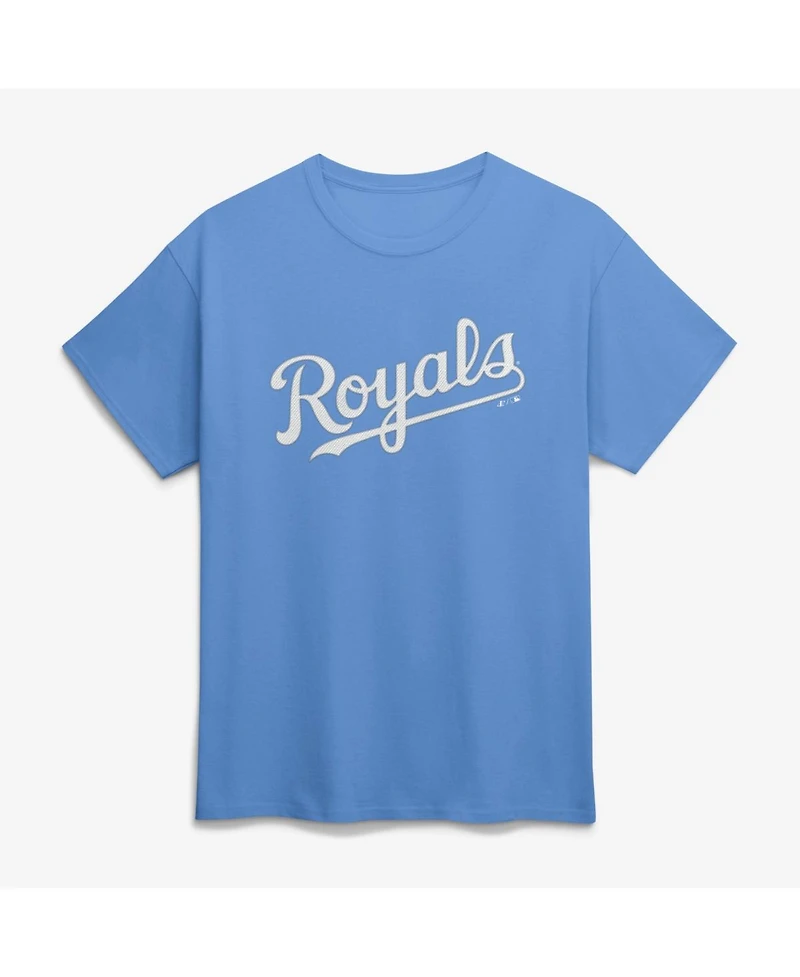 Logo Athletic Men's Light Blue Kansas City Royals Wordmark T-Shirt