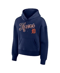 Fanatics Women's Navy Detroit Tigers Lockup Legacy Fleece Hoodie