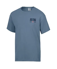 Comfortwash Men's Blue Arizona Wildcats Big Name T-Shirt