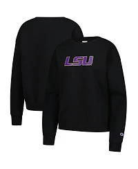 Champion Women's Black Lsu Tigers Powerblend Sweatshirt