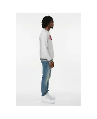 Champion Men's Heather Gray Cincinnati Reds Reverse Weave Sweatshirt