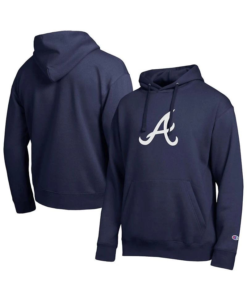 Champion Men's Navy Atlanta Braves All Star Embroidered Logo Hoodie