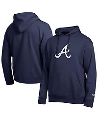Champion Men's Navy Atlanta Braves All Star Embroidered Logo Hoodie