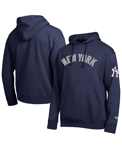 Champion Men's Navy New York Yankees All Star Wordmark Hoodie