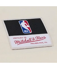 Mitchell & Ness Men's Cream Cleveland Cavaliers Hardwood Classics Chainstitch Premium T-Shirt