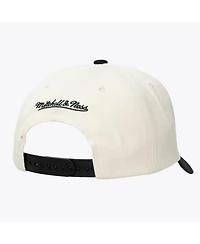 Mitchell & Ness Men's and Women's Cream Baltimore Orioles Retro Lines Stretch Snapback Hat