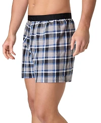Hanes Men's Ultimate Woven Boxers, 5-Pack