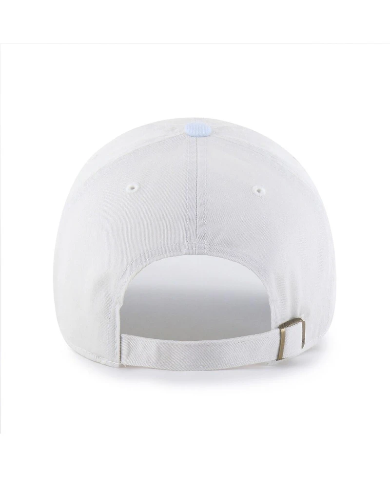 '47 Brand Women's White/Light Blue New York Mets Gelato Two-Tone Clean Up Adjustable Hat