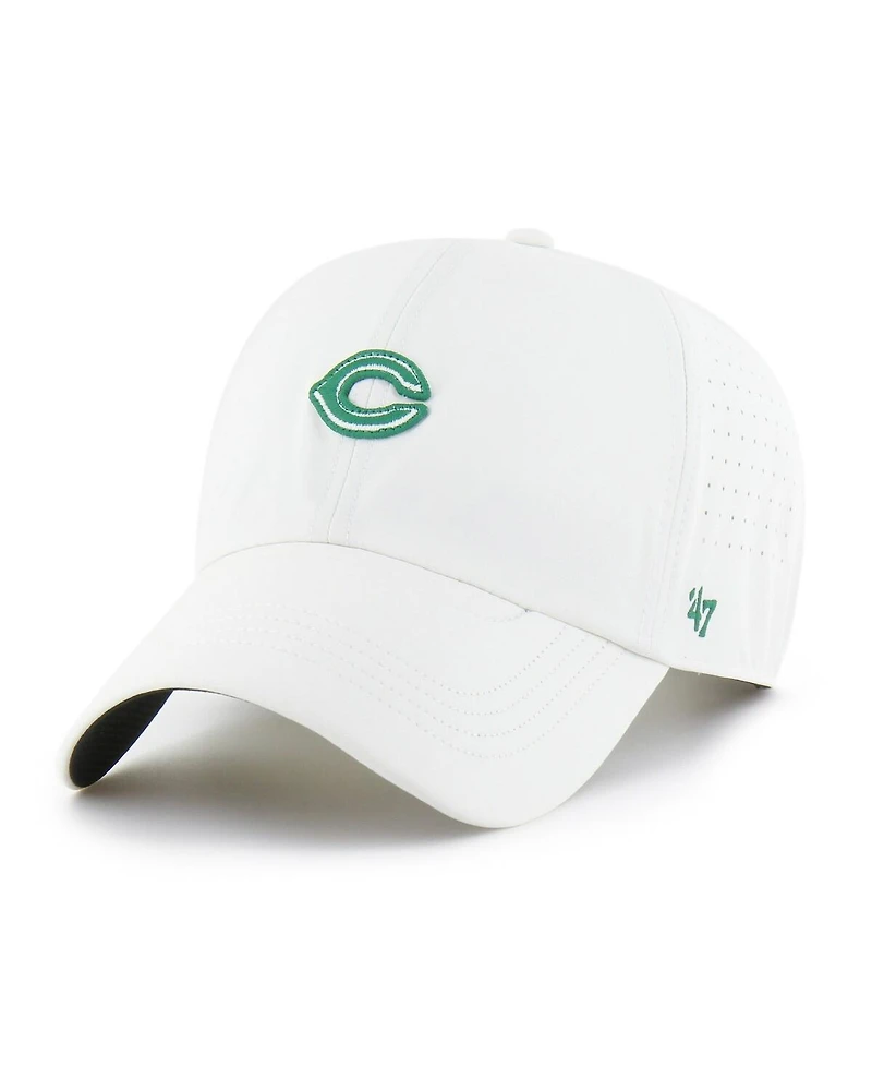 '47 Brand Men's White Cincinnati Reds Elevated Greens Clean Up Adjustable Hat