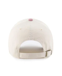 '47 Brand Men's Natural/Pink Athletics Two-Tone Fashion Clean Up Adjustable Hat