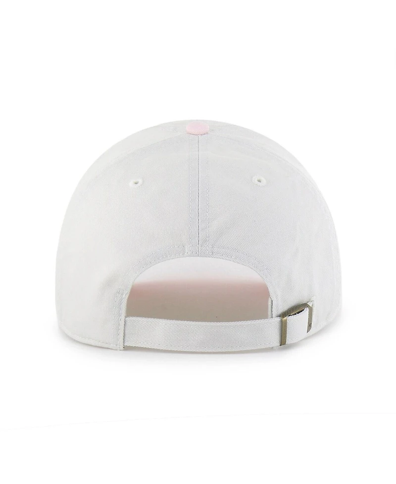 '47 Brand Women's White Philadelphia Eagles Gelato Two-Tone Clean Up Adjustable Hat