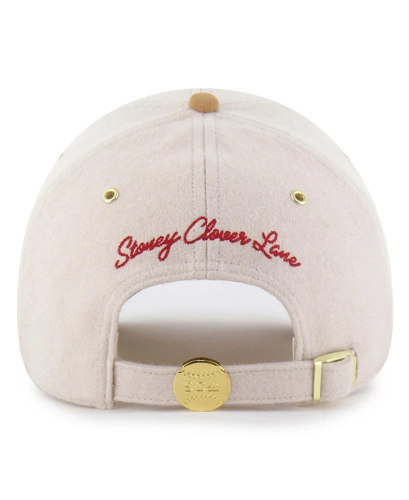 Stoney Clover Lane X '47 Brand Men's Natural/Tan Philadelphia Phillies Script Charm Clean Up Adjustable Hat