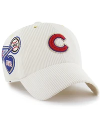Stoney Clover Lane X '47 Brand Men's Natural Chicago Cubs Badges Charm Clean Up Adjustable Hat