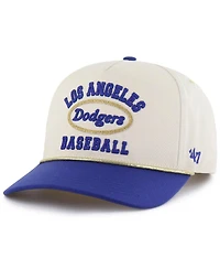 Stoney Clover Lane X '47 Brand Men's Natural/Royal Los Angeles Dodgers Glitter Rope Hitch Adjustable Hat