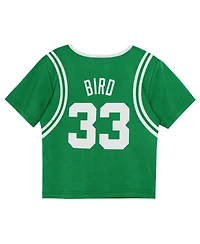 Mitchell & Ness Toddler 2-Piece Larry Bird Kelly Green Boston Celtics Play by Place T-Shirt and Shorts Set