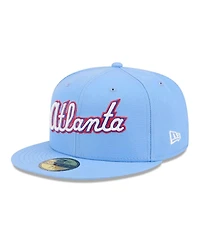 New Era Men's Light Blue Atlanta Braves 2026 City Connect 59FIFTY Fitted Hat