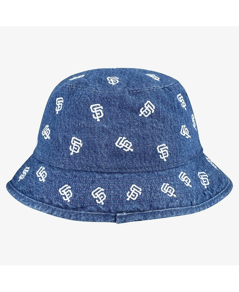 New Era Women's Denim San Francisco Giants Denim Micro Bucket Hat