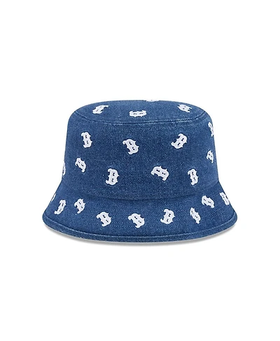 New Era Women's Boston Red Sox Denim Micro Bucket Hat