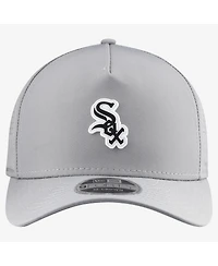New Era Men's Gray Chicago White Sox Micro Logo 9FORTY M-Crown A-Frame Adjustable Hat