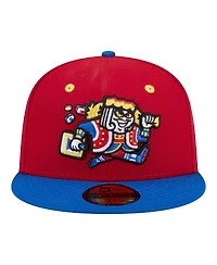 New Era Men's Red/Blue Las Vegas Aviators Minor League Theme Nights 59FIFTY Fitted Hat