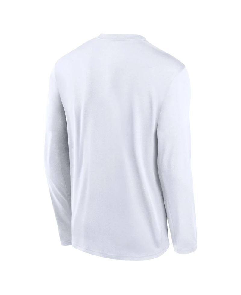 Nike Men's White Kentucky Wildcats 1996 Anniversary Legend Dri-fit Long Sleeve T-Shirt