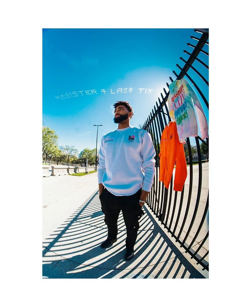 Fanatics Men's White LA28 Superbloom Collection Sweatshirt