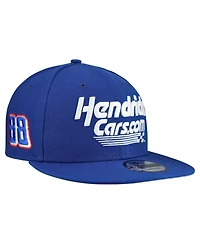 New Era Men's Blue Jr Motorsports 88 HendrickCars.com 9FIFTY Snapback Hat