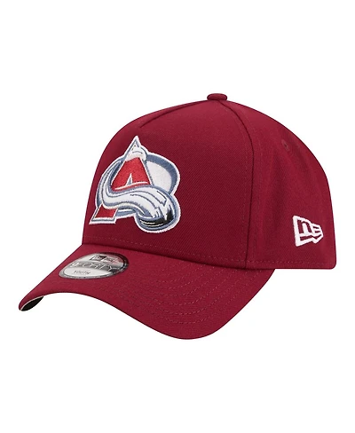 New Era Big Boys and Girls Burgundy Colorado Avalanche 9FORTY A-Frame Adjustable Hat