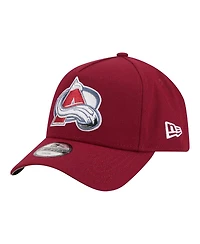 New Era Big Boys and Girls Burgundy Colorado Avalanche 9FORTY A-Frame Adjustable Hat