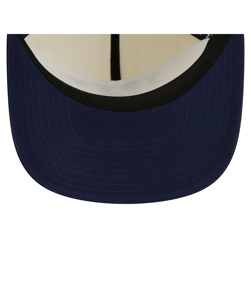 New Era Men's Cream/Navy Joey Logano Flag 19TWENTY Adjustable Hat