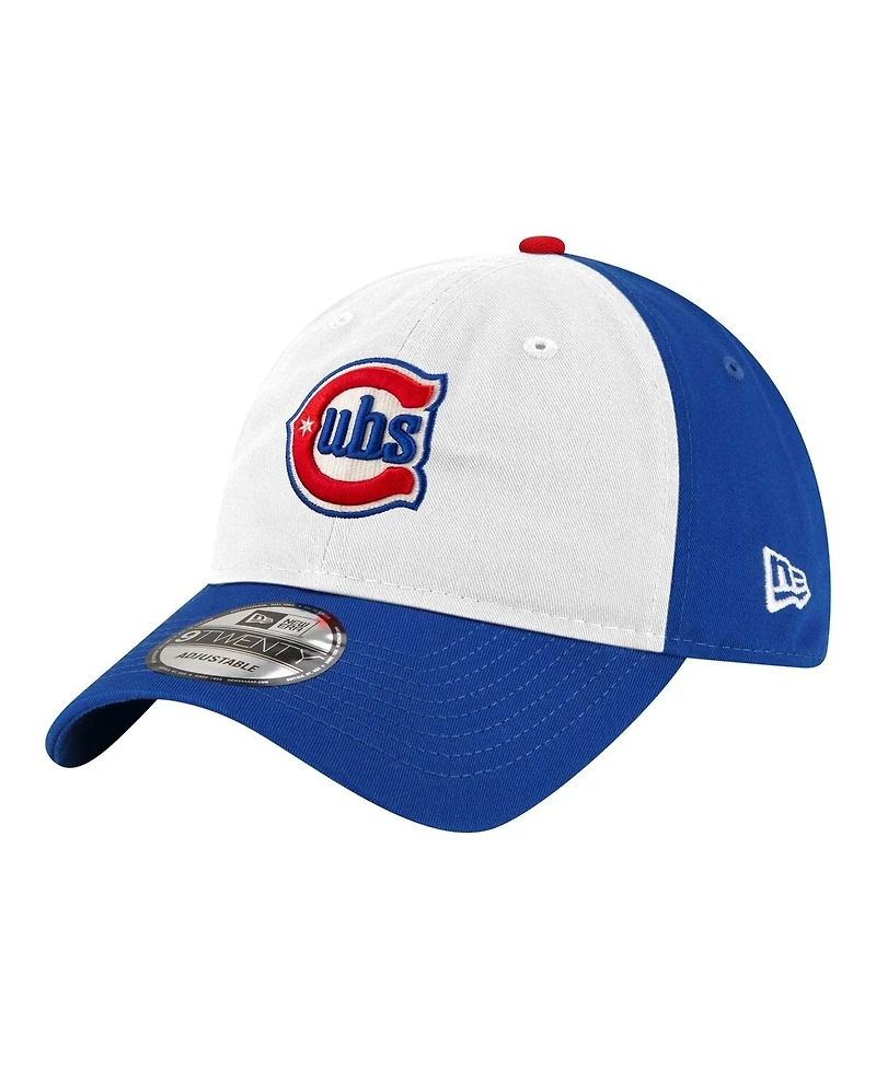 New Era Men's Royal/White Chicago Cubs 150th Anniversary Casual Classic Adjustable Hat
