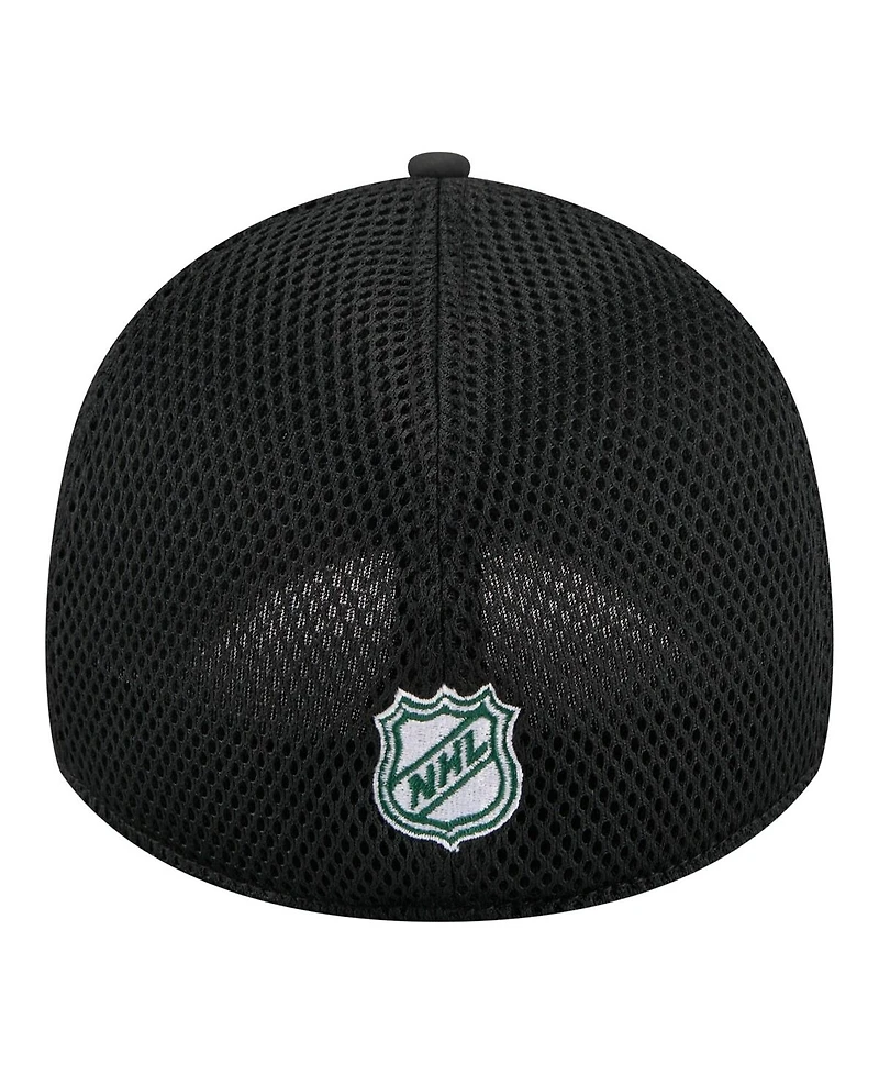 New Era Men's Black Minnesota Wild Logo 39THIRTY Flex Hat