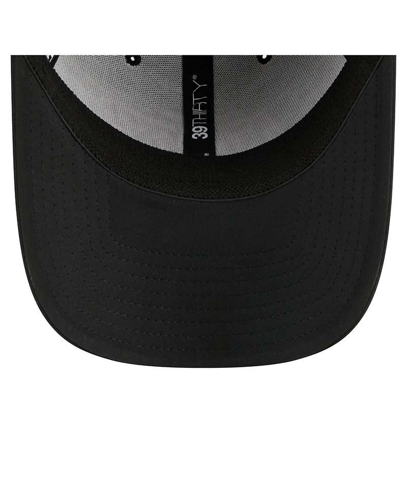 New Era Men's Black Los Angeles Kings Logo 39THIRTY Flex Hat