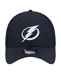 New Era Men's Navy Tampa Bay Lightning Logo 39THIRTY Flex Hat