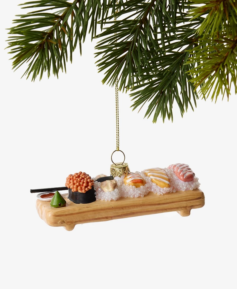 Holiday Lane Foodie & Spirits Sushi Tray Ornament, Macy's Exclusive