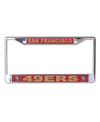 Wincraft San Francisco 49ers Team Logo S/L Metal License Plate Frame