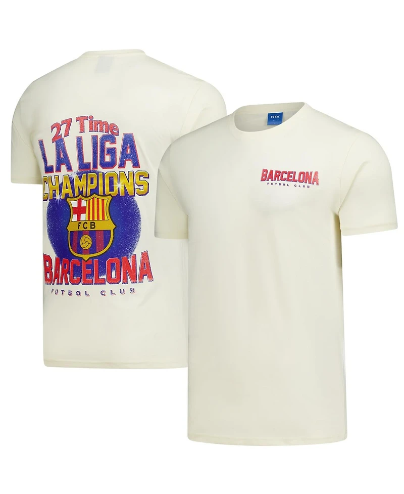 Peace Collective Men's and Women's Cream Barcelona Champion T-Shirt
