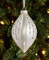 Holiday Lane Gilded Glamour Drop Ornament, Macy's Exclusive