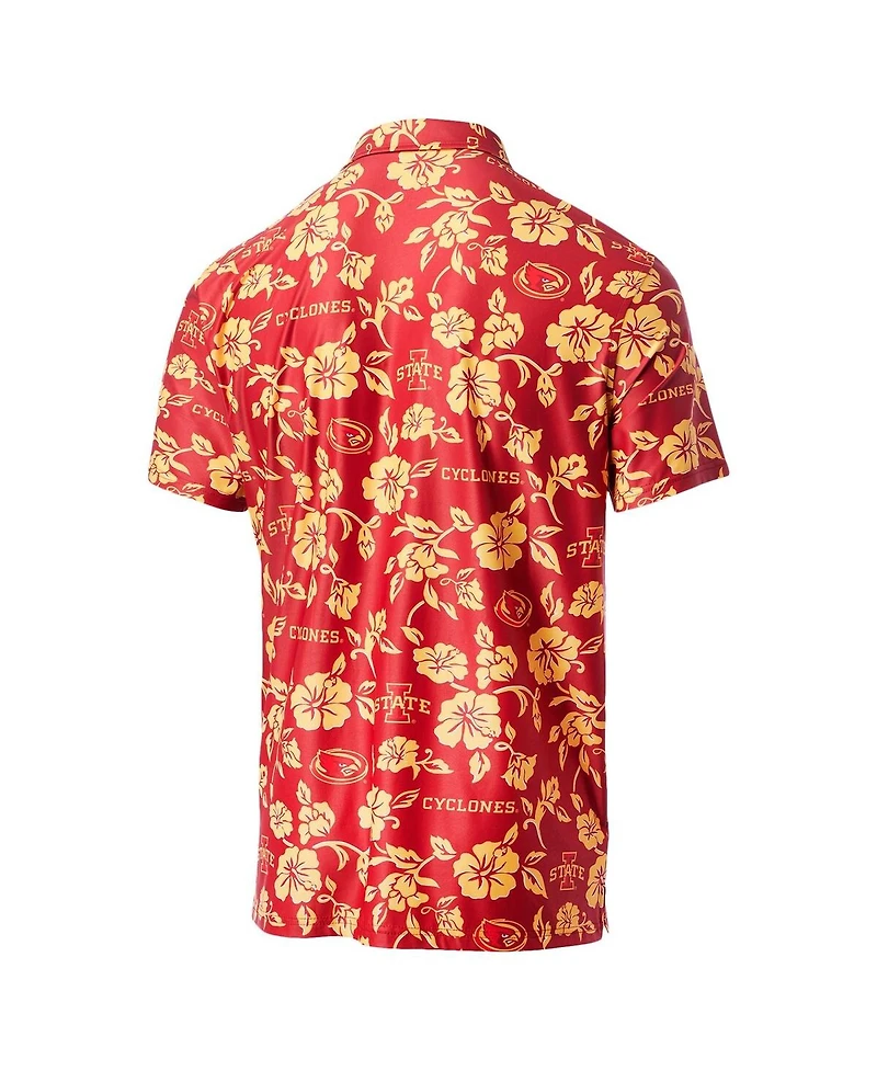 Reyn Spooner Men's Cardinal Iowa State Cyclones Performance Polo Shirt