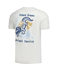 Flomotion Men's and Women's Cream The Players 17th Hole Retrieval Service T-Shirt