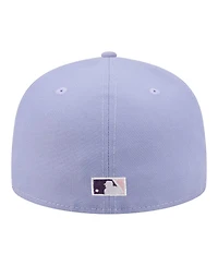 New Era Men's Light Purple Chicago Cubs Lavender Bloom 59FIFTY Fitted Hat