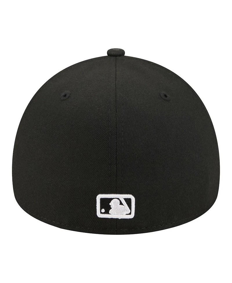 New Era Men's Black York Yankees A-Frame 59FORTY Fitted Hat