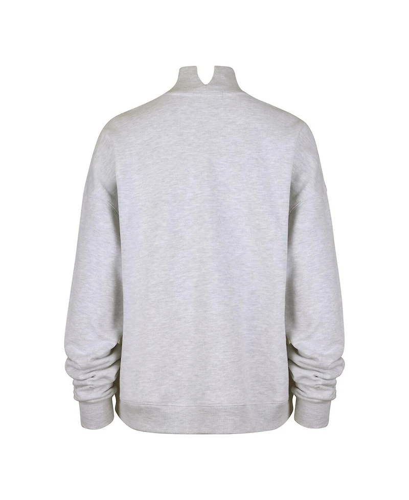 '47 Brand Women's Gray Duke Blue Devils Laurel Arch Mock Neck Sweatshirt