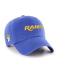'47 Brand Men's Royal Los Angeles Rams Script Clean Up Adjustable Hat