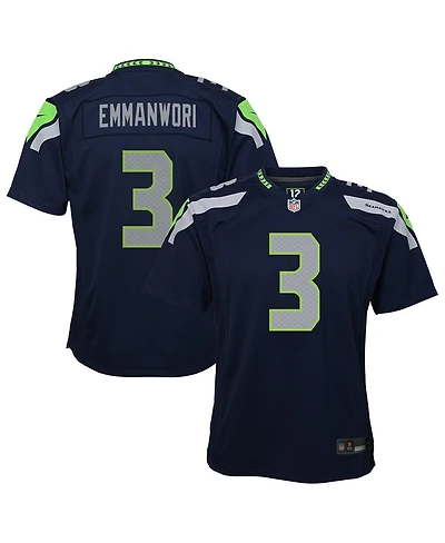 Nike Big Boys and Girls Nick Emmanwori College Navy Seattle Seahawks Game Jersey