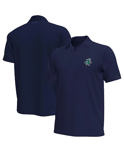 Under Armour Men's Navy Notre Dame Fighting Irish Golf Leprechaun Lightweight Motion Polo Shirt