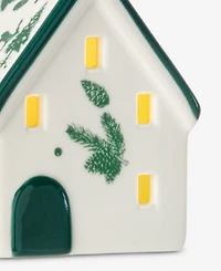 Holiday Lane Holiday Toile Porcelain House Ornament, Macy's Exclusive