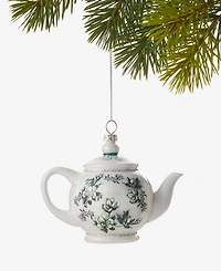 Holiday Lane Holiday Toile Teapot Ornament, Macy's Exclusive